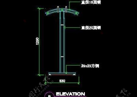 服装类道具cad详图第一辑30例19