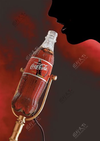 可口可乐创意宣传广告图片