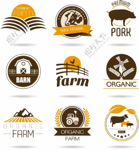 农场图形标志