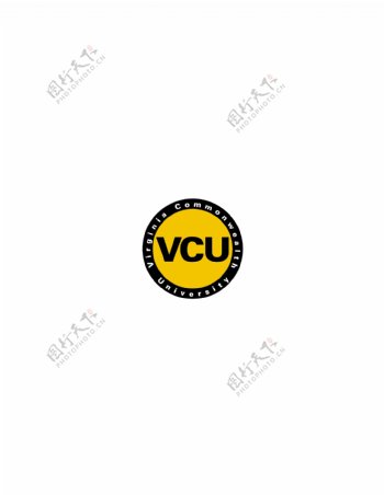 VCUlogo设计欣赏VCU知名学校标志下载标志设计欣赏