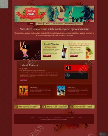 红酒展示销售网页设计