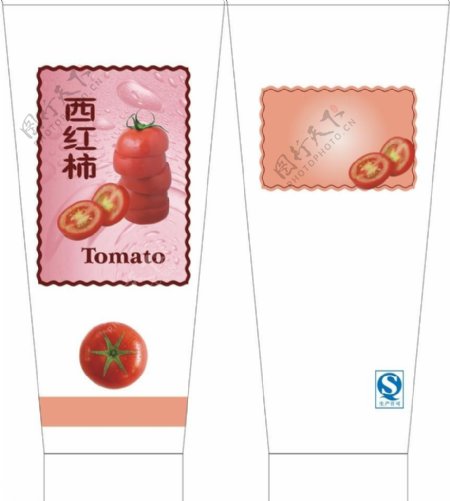 西红柿包装图片