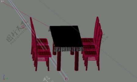餐桌3d模型家具3d模型53