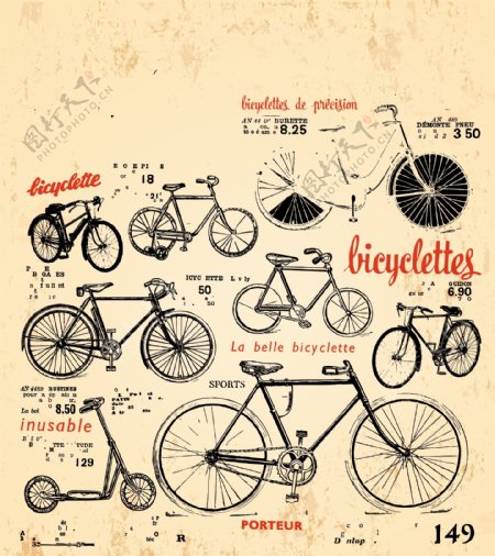 复古自行车设计