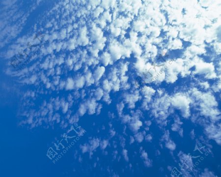 摄影自然景观天空云彩蓝天白云朵朵