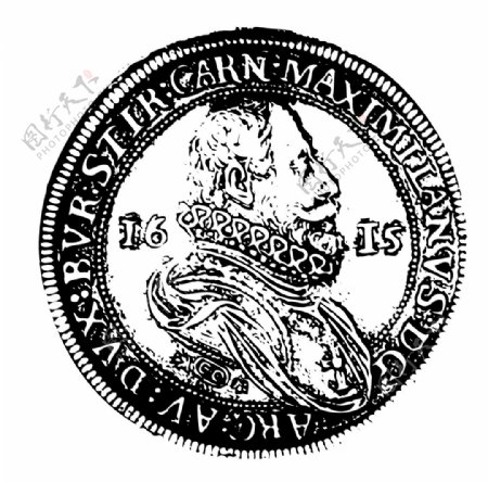 全球首席大百科水墨黑白笔刷图案图纹花纹拓印硬币钱币古币价值