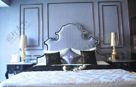 欧式古典卧室装修风图片