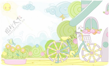 童话里的自行车