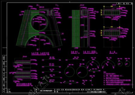 钢筋构造图CAD图纸