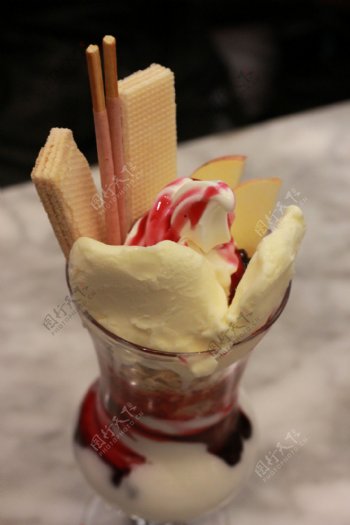 冰淇淋巴菲图片