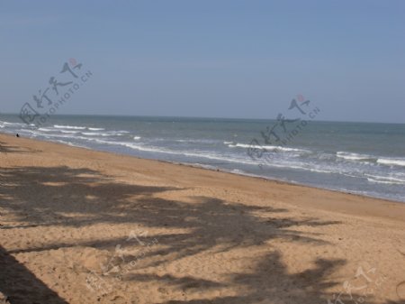 海口假日海滩自然风光图片