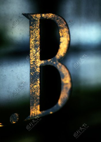 奇异字母背景b图片