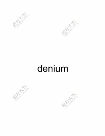 deniumlogo设计欣赏denium服饰品牌标志下载标志设计欣赏