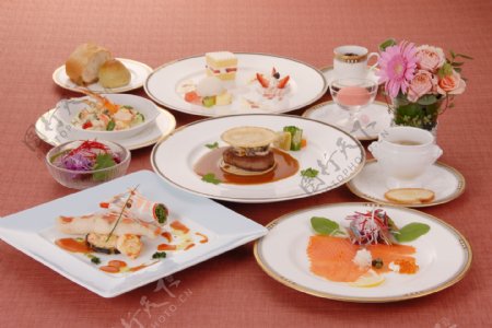 鹅肝明虾套餐图片