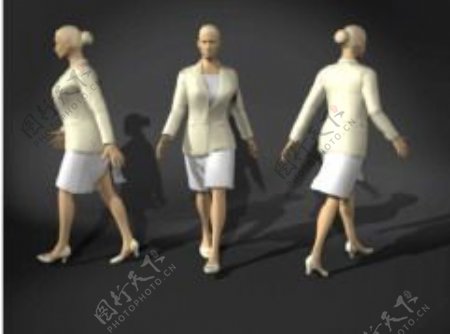 人物女性3d模型设计免费下载人体模型26