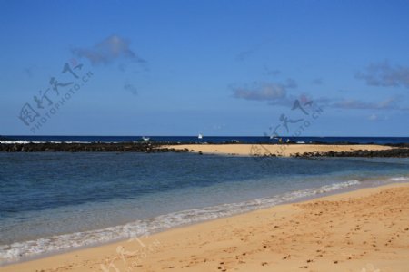 夏威夷海滩图片