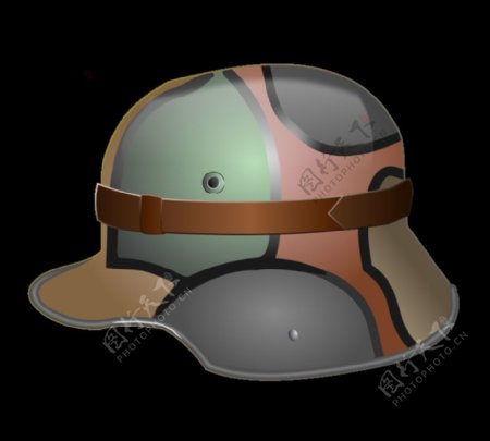 m1916德国一战迷彩头盔