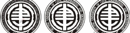 北京建筑大学logo矢量图图片