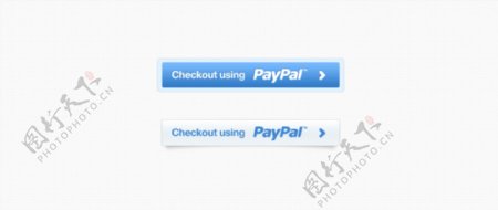 Paypal支付图标按钮PSD素材