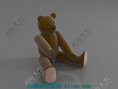 3d玩具熊模型