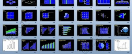 ppt各种图表工具
