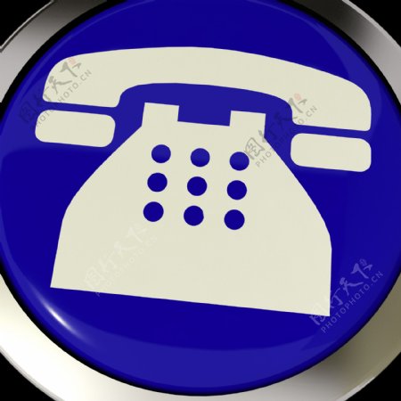电话图标或按钮符号的电话或电话