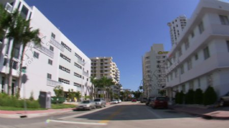 迈阿密住宅的股票视频广角镜头视角
