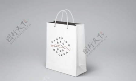 手提购物袋PSD模板设计