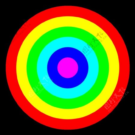 彩虹圈目标6的颜色