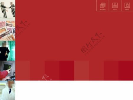 红色背景之现代网络科技模板PPT模板
