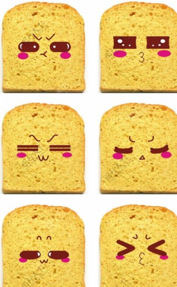 面包表情图片