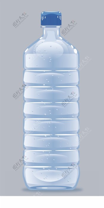 塑料水瓶矢量