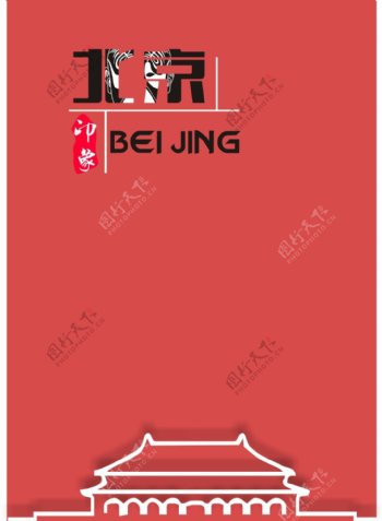 创意北京印象海报