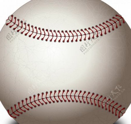 棒球球照片般逼真的矢量图像