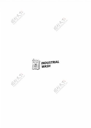 IndustrialWashlogo设计欣赏IndustrialWash重工标志下载标志设计欣赏