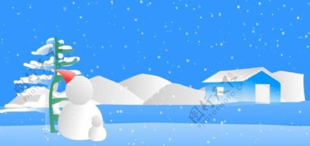 下雪flash动画图片