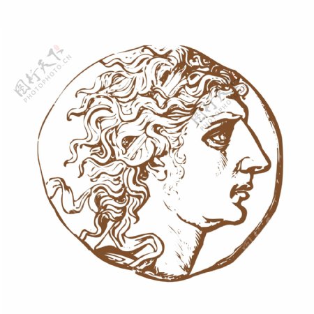 位图人物男人古代钱币专题女装免费素材