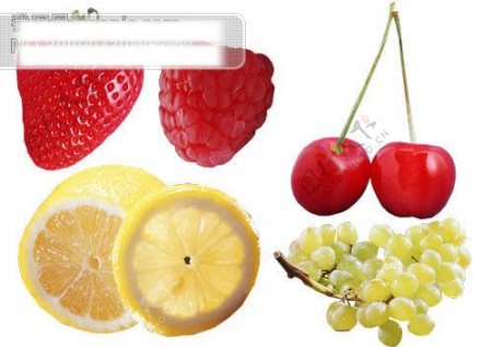 5种水果psd分层素材