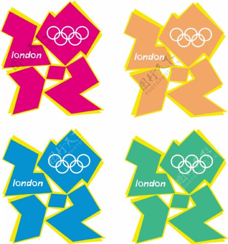 矢量2012伦敦奥运会徽