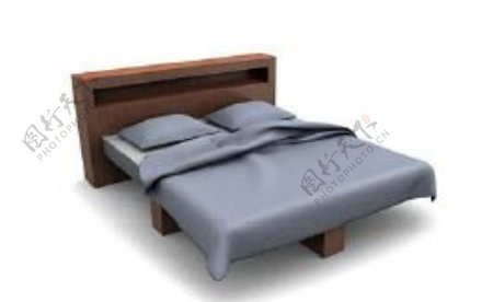 国外床3d模型家具效果图25
