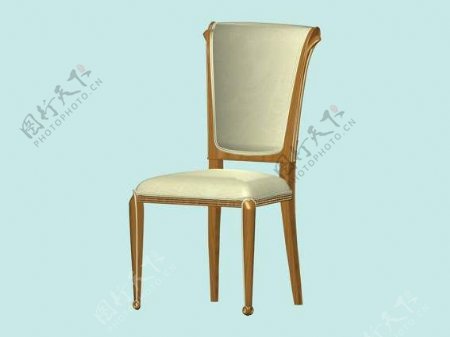 欧式椅子3d模型家具模型138