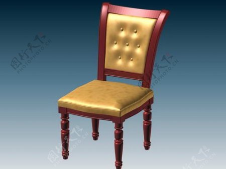 欧式椅子3d模型家具3d模型6
