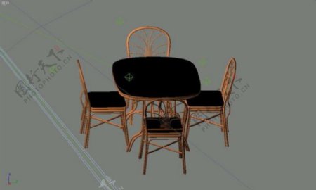 餐桌3d模型家具3d模型31