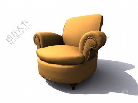 单人沙发3d模型沙发图片88