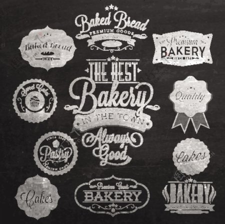 面包商标标志蛋糕标志