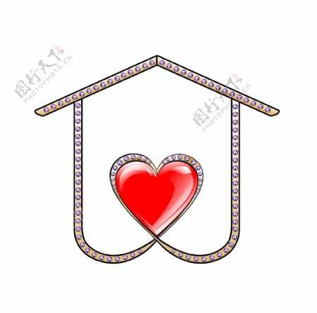 心形家园logo图片