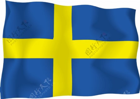 瑞典国旗矢量