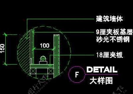 二居室实例现代简约场景cad详图A3例29