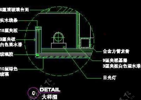 二居室实例现代简约场景cad详图A3例22