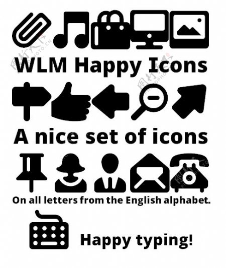 WLM快乐图标字体